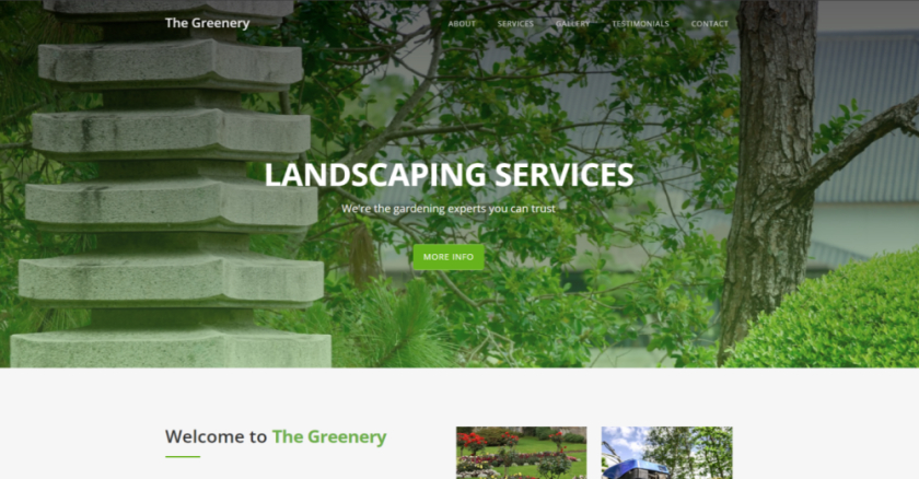 Landscaping Website Project